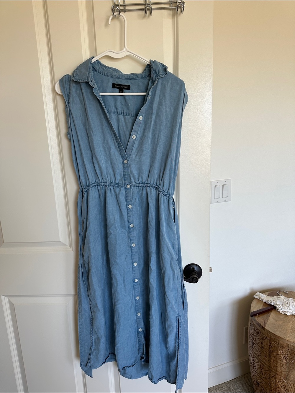 Denim banana republic midi dress